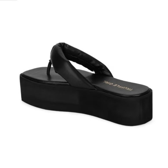Truffle collection Y2K
Thong-Strap Square Toe black Flatform Sandals size 8 - Picture 4 of 14